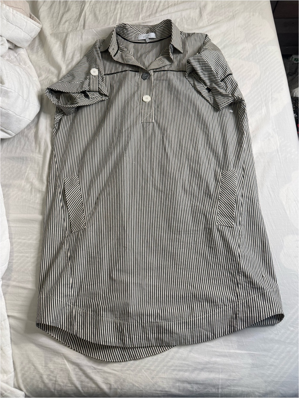 Black & White Striped Women’s Dress